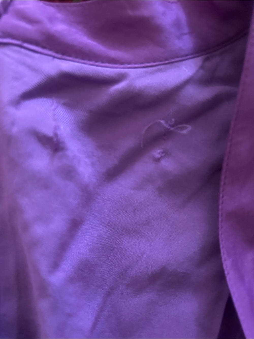ME+EM Broderie Anglaise silk maxi elegant purple tiered dress S/M as is - Picture 11 of 11